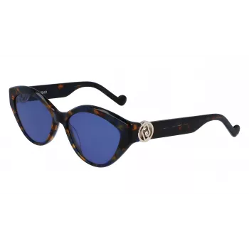 LIU JO Moteriški Akiniai Nuo Saulės LJ767SR-460 Acetato Rėmelis UV400 Apsauga 56mm