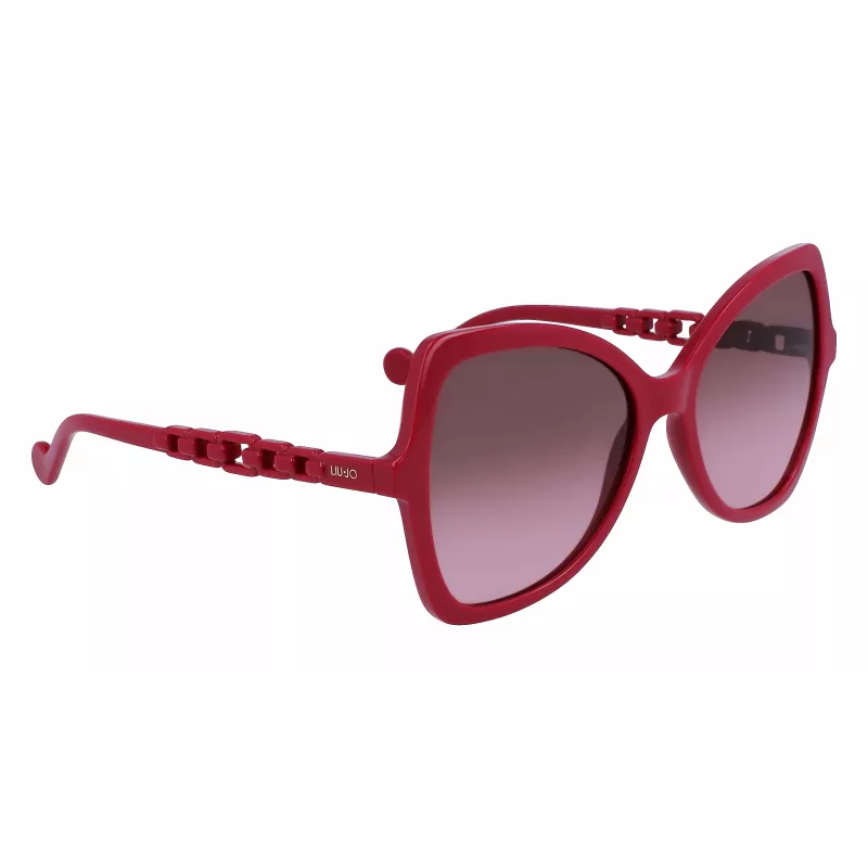 LIU JO Moteriški Akiniai nuo Saulės LJ774S-603 Havana Acetate Butterfly Rudi Gradient UV400 57mm