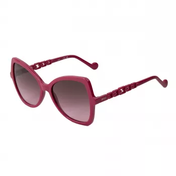 LIU JO Moteriški Akiniai nuo Saulės LJ774S-603 Havana Acetate Butterfly Rudi Gradient UV400 57mm