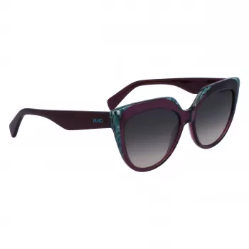 LIU JO Moteriški Akiniai Nuo Saulės LJ783S-513 Havana Brown Butterfly Acetate 55mm