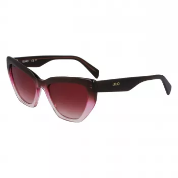 LIU JO Moteriški Akiniai Nuo Saulės LJ794S-207 Havana Acetate Brown Gradient 54mm