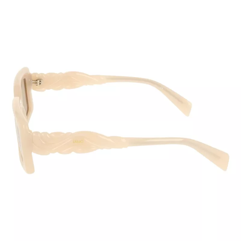 LIU JO Moteriški Akiniai nuo Saulės LJ806S5221272 - Geometrinis Acetato Rėmelis, UV400 Apsauga, 52mm