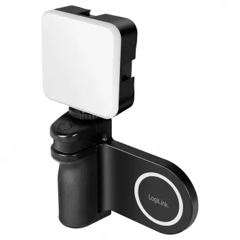 Logilink AA0173 Magnetinis telefono laikiklis su LED apšvietimu, juodas