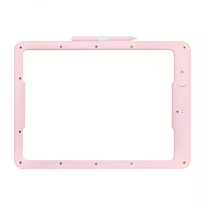 LogiLink AA0182 LCD rašymo planšetė, 14 colių, rožinė, daugiaspalvė daugkartinio naudojimo piešimo lenta