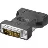 LogiLink AD0001 DVI-I į VGA adapteris, DVI-I kištukas į HD15 lizdą, 1080p, juodas