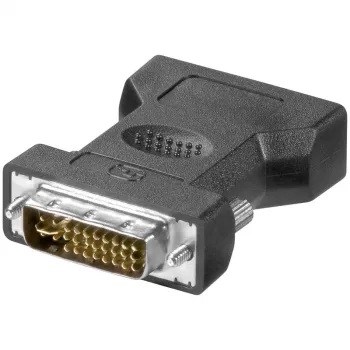 LogiLink AD0001 DVI-I į VGA adapteris, DVI-I kištukas į HD15 lizdą, 1080p, juodas