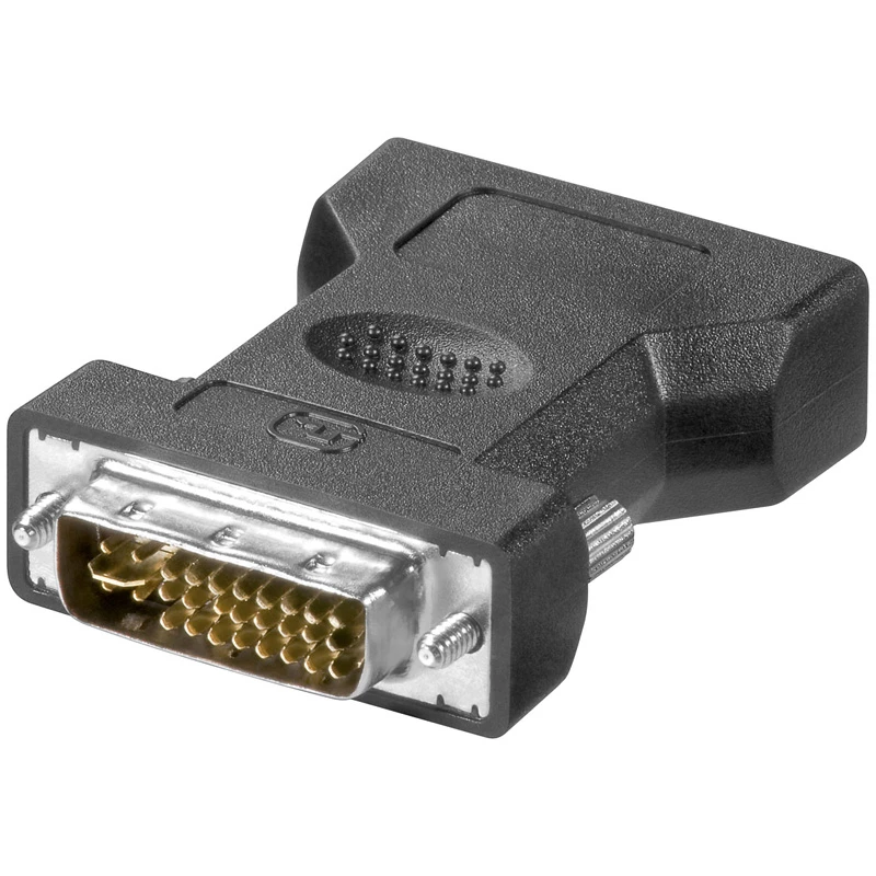 LogiLink AD0001 DVI-I į VGA adapteris, DVI-I kištukas į HD15 lizdą, 1080p, juodas