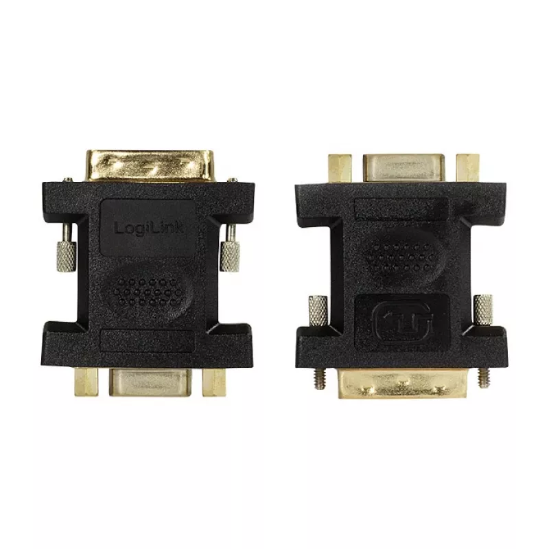 LogiLink AD0001 DVI-I į VGA adapteris, DVI-I kištukas į HD15 lizdą, 1080p, juodas