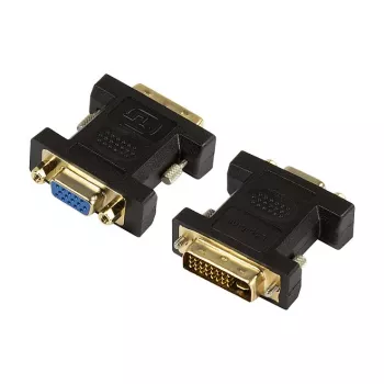 LogiLink AD0001 DVI-I į VGA adapteris, DVI-I kištukas į HD15 lizdą, 1080p, juodas