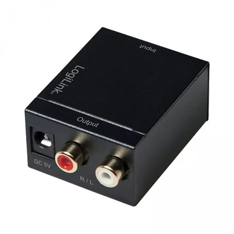 LogiLink CA0100 skaitmeninio į analoginį garso keitiklis (SPDIF/Coaxial į RCA stereo)