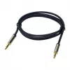 LogiLink CA10030 Premium 3.5mm TRS vyras į vyrą garso laidas, metalinės jungtys, mėlynas, 0,3 m