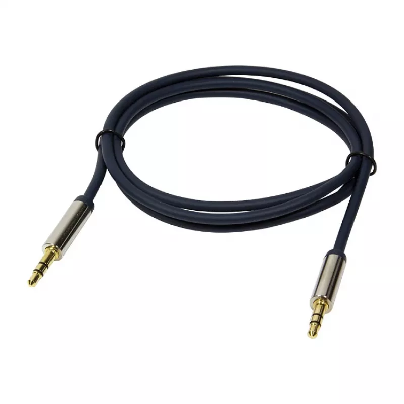 LogiLink CA10050 3,5 mm TRS stereo garso laidas, metaliniai lizdai, mėlynas, 0,5 m