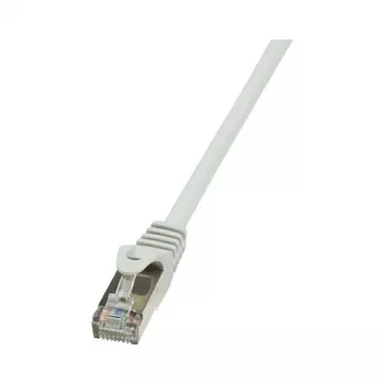 LogiLink Cat.5e F/UTP Patch kabelis, 3 m, pilkas, RJ45, Snagless, 1 Gbps