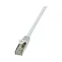 LogiLink Cat.5e F/UTP Patch kabelis, 3 m, pilkas, RJ45, Snagless, 1 Gbps
