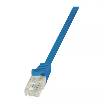 LogiLink Cat.5e U/UTP pataisos kabelis 0.25 m mėlynas