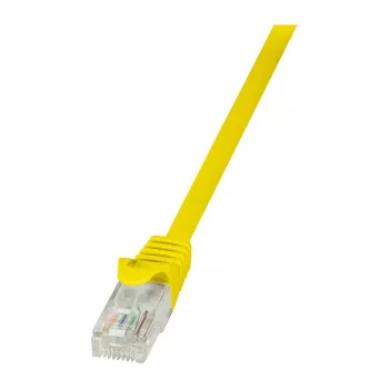 LogiLink Cat.5e U/UTP Patch Laidas, 5 m, geltonas, RJ45, CCA, PVC, Snagless
