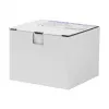 Logilink Cat.6 sieninis lizdas 2xRJ45 STP, horizontalus, signalinė balta