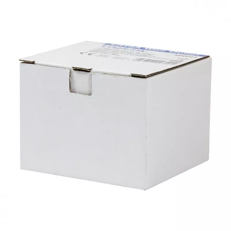 Logilink Cat.6 sieninis lizdas 2xRJ45 STP, horizontalus, signalinė balta