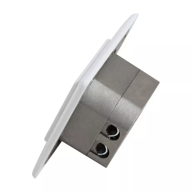 Logilink Cat.6 sieninis lizdas 2xRJ45 STP, horizontalus, signalinė balta