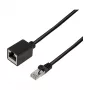 LogiLink Cat.6A Premium Patch Cable Extension, S/FTP, juoda, 3 m