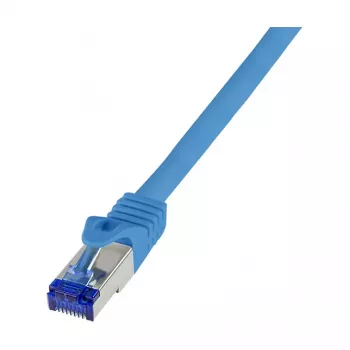 LogiLink Cat.6A S/FTP Ultraflex Patch kabelis, GHMT Certified, mėlynas, 0.5 m