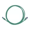 LogiLink Cat.6A S/FTP Ultraflex Patch Laidas, GHMT Sertifikuotas, Žalias, 1,0 m