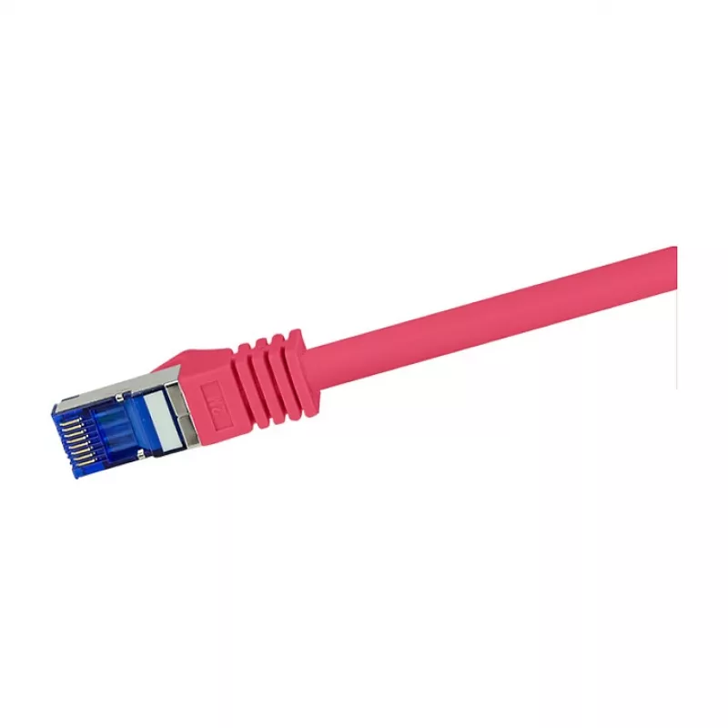 LogiLink Cat.6A S/FTP Ultraflex jungiamasis laidas, GHMT sertifikuotas, raudonas, 0,25 m