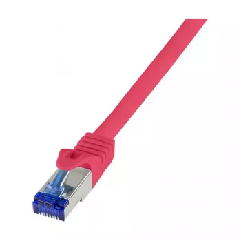LogiLink Cat.6A S/FTP Ultraflex jungiamasis laidas, GHMT sertifikuotas, raudonas, 0,25 m