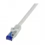 LogiLink Cat.6A S/FTP Ultraflex Patch Laidas, pilkas, 1,0 m, GHMT sertifikuotas