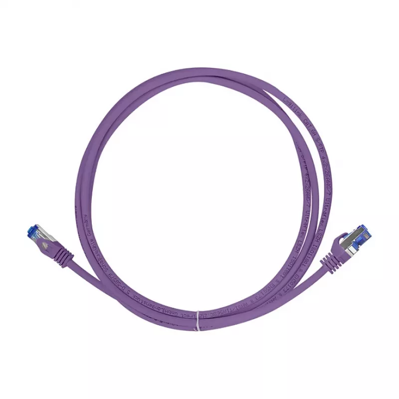 LogiLink Cat.6A S/FTP Ultraflex Patch Cable, Violetinis, 0.25 m, GHMT Sertifikuotas