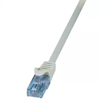 LogiLink Cat.6A U/UTP RJ45 Patch Laidas, 0,25 m, Pilkas, EconLine