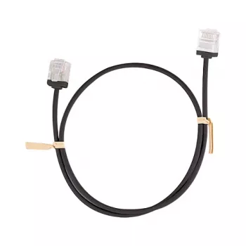 LogiLink Cat.6A U/UTP Slim High-Flex Patch Cable, 0.3m, Juodas
