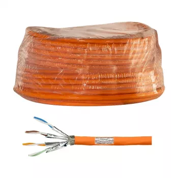 LogiLink Cat.7 1000 MHz montavimo kabelis 23 AWG S/FTP 50m, oranžinis