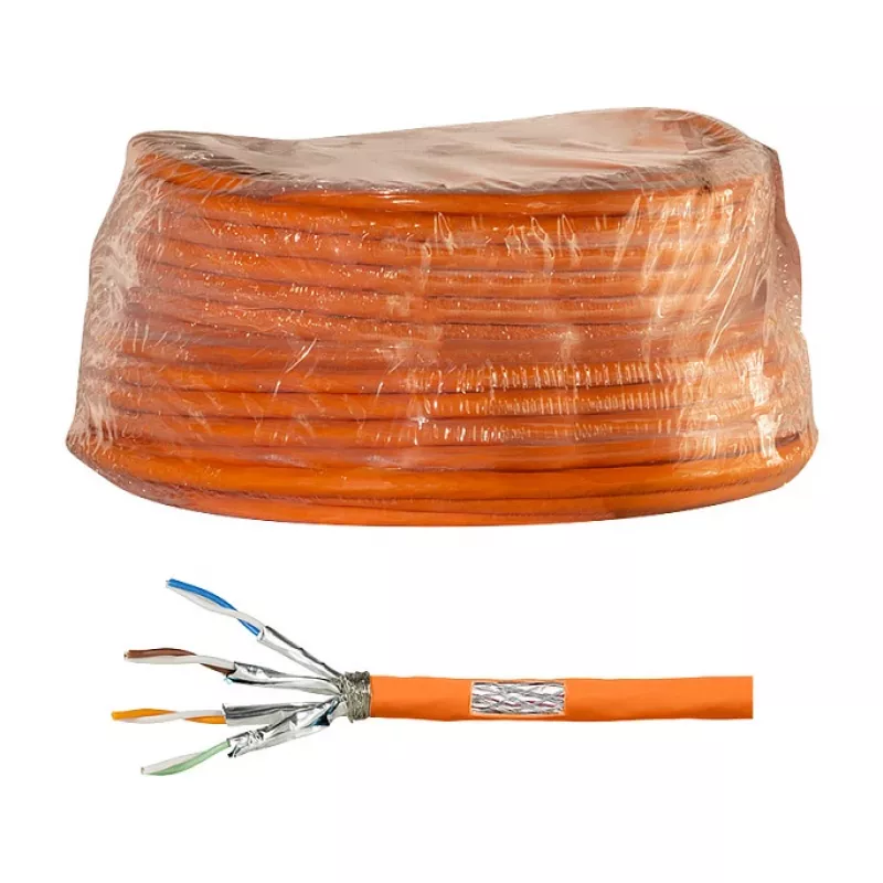 LogiLink Cat.7 1000 MHz montavimo kabelis 23 AWG S/FTP 50m, oranžinis