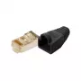 LogiLink Cat5e RJ45 modulinis kištukas, ekranuotas (8P8C), juodas – pakuotėje 100 vnt.
