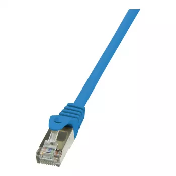 LogiLink CP1026S Cat 5e F/UTP RJ45 Patch Cable, 0.5 m, mėlynas, Snagless