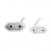 LogiLink CP125 ilginimo laidas, Europlug CEE 7/16 kištukas – lizdas, 1 m, baltas