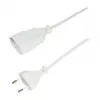 LogiLink CP125 ilginimo laidas, Europlug CEE 7/16 kištukas – lizdas, 1 m, baltas