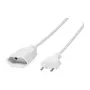 LogiLink CP125 ilginimo laidas, Europlug CEE 7/16 kištukas – lizdas, 1 m, baltas