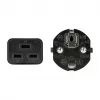 Logilink CP151 maitinimo laidas, CEE 7/7 – IEC C19, juodas, 1 m