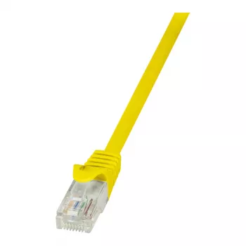 LogiLink CP2017U Cat.6 U/UTP Patch Laidas, 0,25 m, geltonas, Snagless RJ45