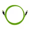 LOGILINK CQM105S M12 CAT6A pramoninis Ethernet laidas, PUR, M12 X-kodavimas į RJ45, 15 m, S/FTP