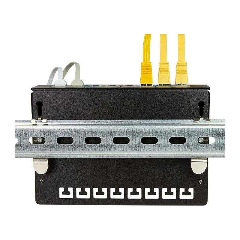 LogiLink DIN Rail tvirtinimo laikikliai, nerūdijantis plienas, 2 vnt.