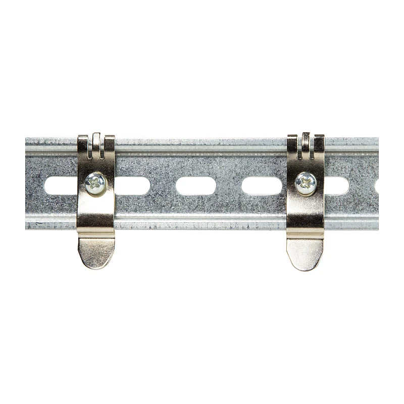 LogiLink DIN Rail tvirtinimo laikikliai, nerūdijantis plienas, 2 vnt.