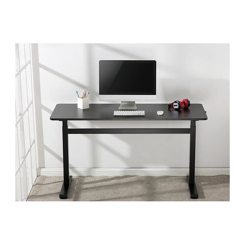 LogiLink EO0027 reguliuojamo aukščio stalas su stalviršiu, 140 × 60 cm, juodas