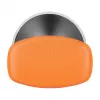 LOGILINK EO0071 Ergonominė reguliuojamo aukščio svyruojanti kėdė, oranžinė – 120 kg talpa, dujinis švytuoklis