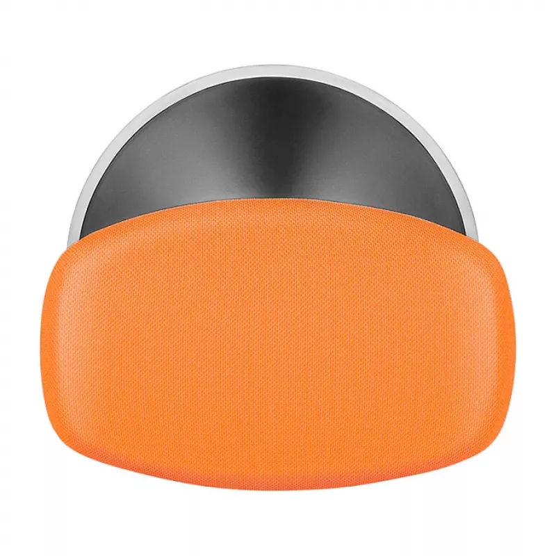 LOGILINK EO0071 Ergonominė reguliuojamo aukščio svyruojanti kėdė, oranžinė – 120 kg talpa, dujinis švytuoklis