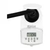 LOGILINK ET0008 lauko skaitmeninis laikmatis – IP44, 10 ON/OFF programų, 16A/3680W, Schuko (F tipas), juoda/pilka