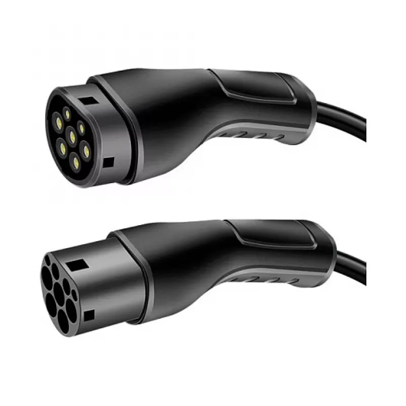 LogiLink EVC0125 Type 2 elektrinio automobilio įkrovimo laidas – 11 kW, trifazis, 20 A, 7,5 m, juodas su nešiojimo krepšiu