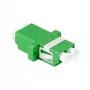 LogiLink FA02LC6 šviesolaidžio adapteris LC Duplex – flanšinis tvirtinimas, žalias (12 vnt. pakuotė)